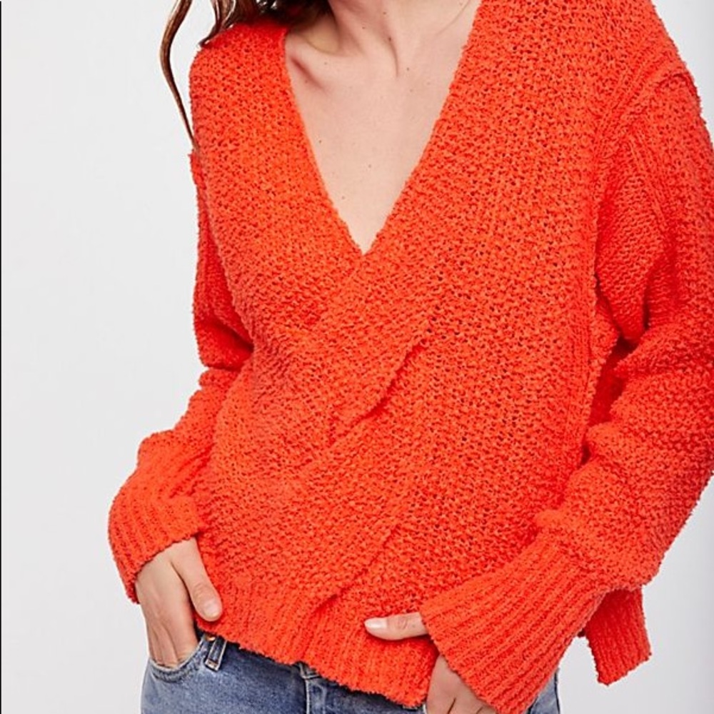 Free People Coco V-Neck Sweater (S)